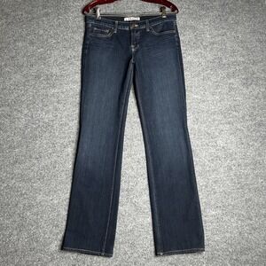 J Brand Four Way Stretch Jeans Straight Fit Size 28‎ Dark Wash